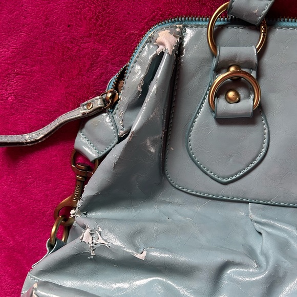 COACH baby blue bag - Picture 7 of 9